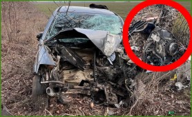 FOTO // Accident teribil la Hîncești. O tânără a murit pe loc
